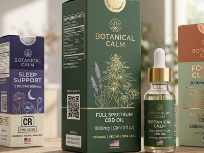 Custom CBD Oil Packaging Boxes