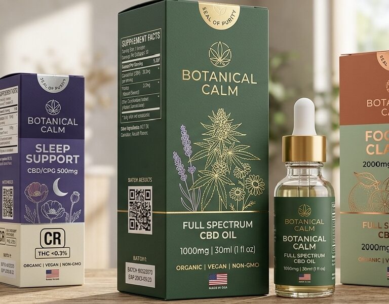 Custom CBD Oil Packaging Boxes