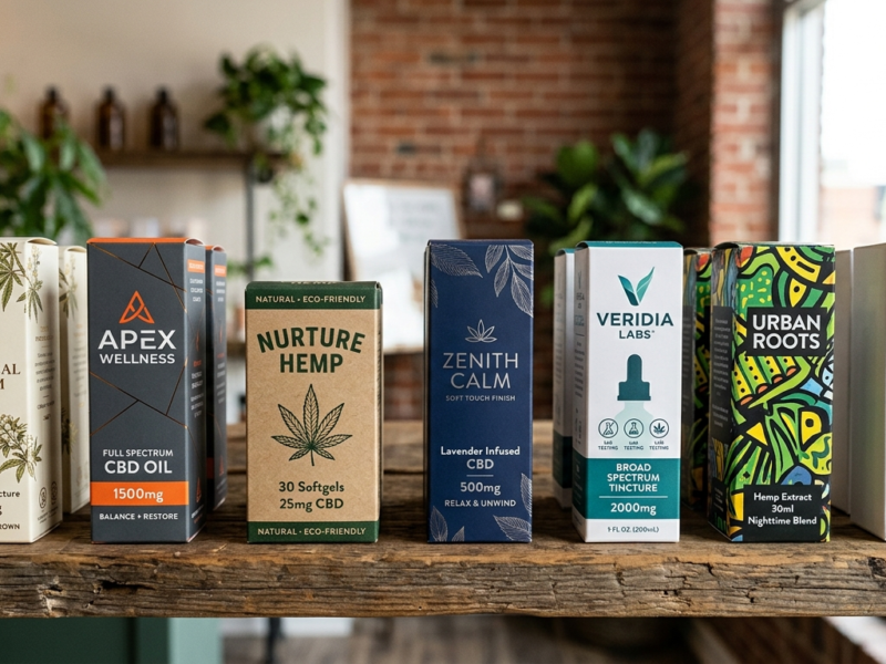 Custom CBD Oil Packaging Boxes