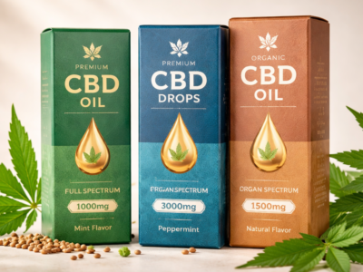 CBD Dropper Bottle Boxes