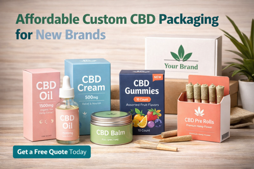Affordable custom CBD packaging for new brands