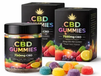CBD Gummies Packaging Boxes