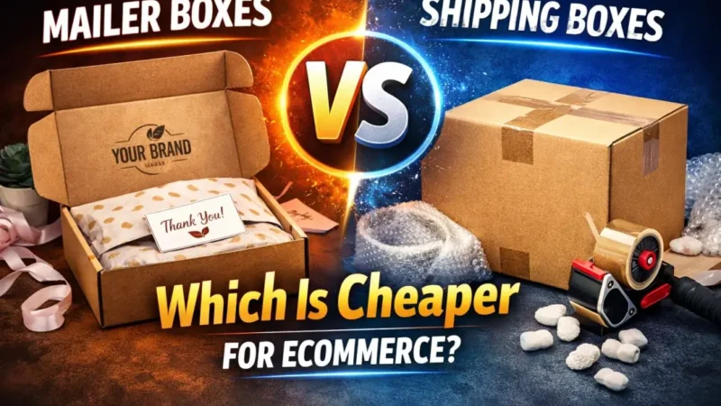 mailer boxes vs shipping boxes which is cheaper