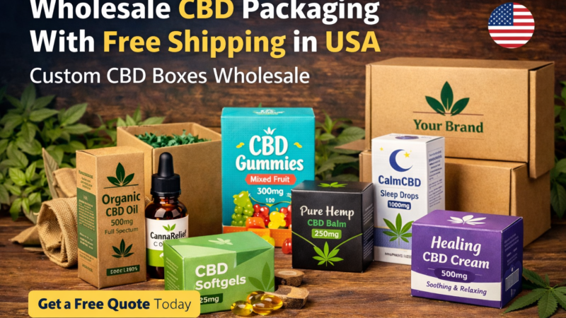 Wholesale CBD packaging with free shipping in USA