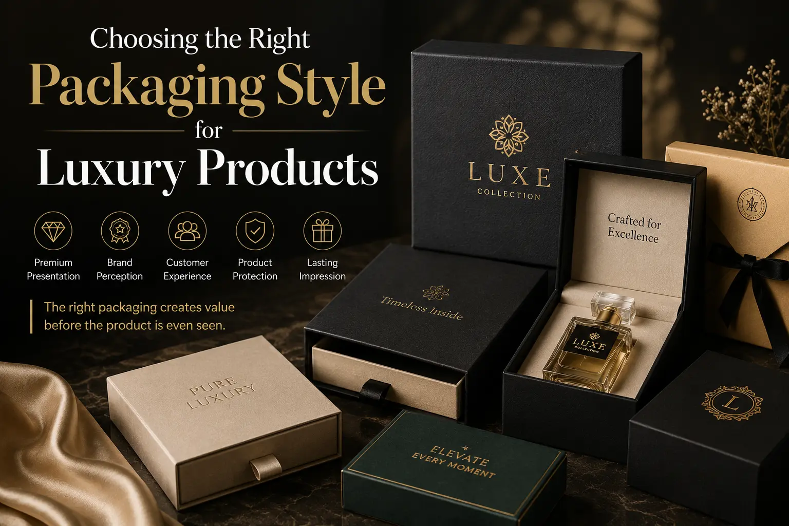 choosing the right packaging style for luxury products