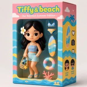 Custom barbie doll box
