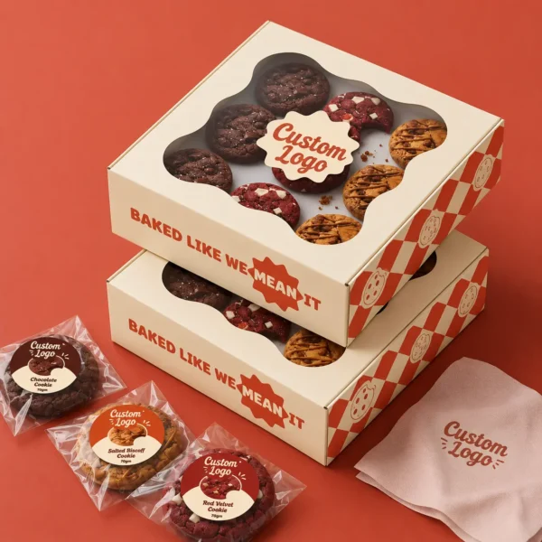 Customised Cookies Box Custom Cookie Boxes With Logo USA | No MOQ, Free Shipping