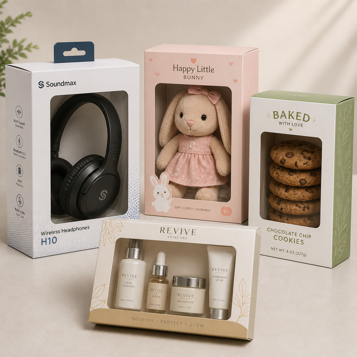 custom window -packaging boxes