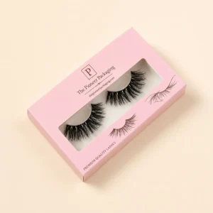 Custom eyelash boxes with window wholesale