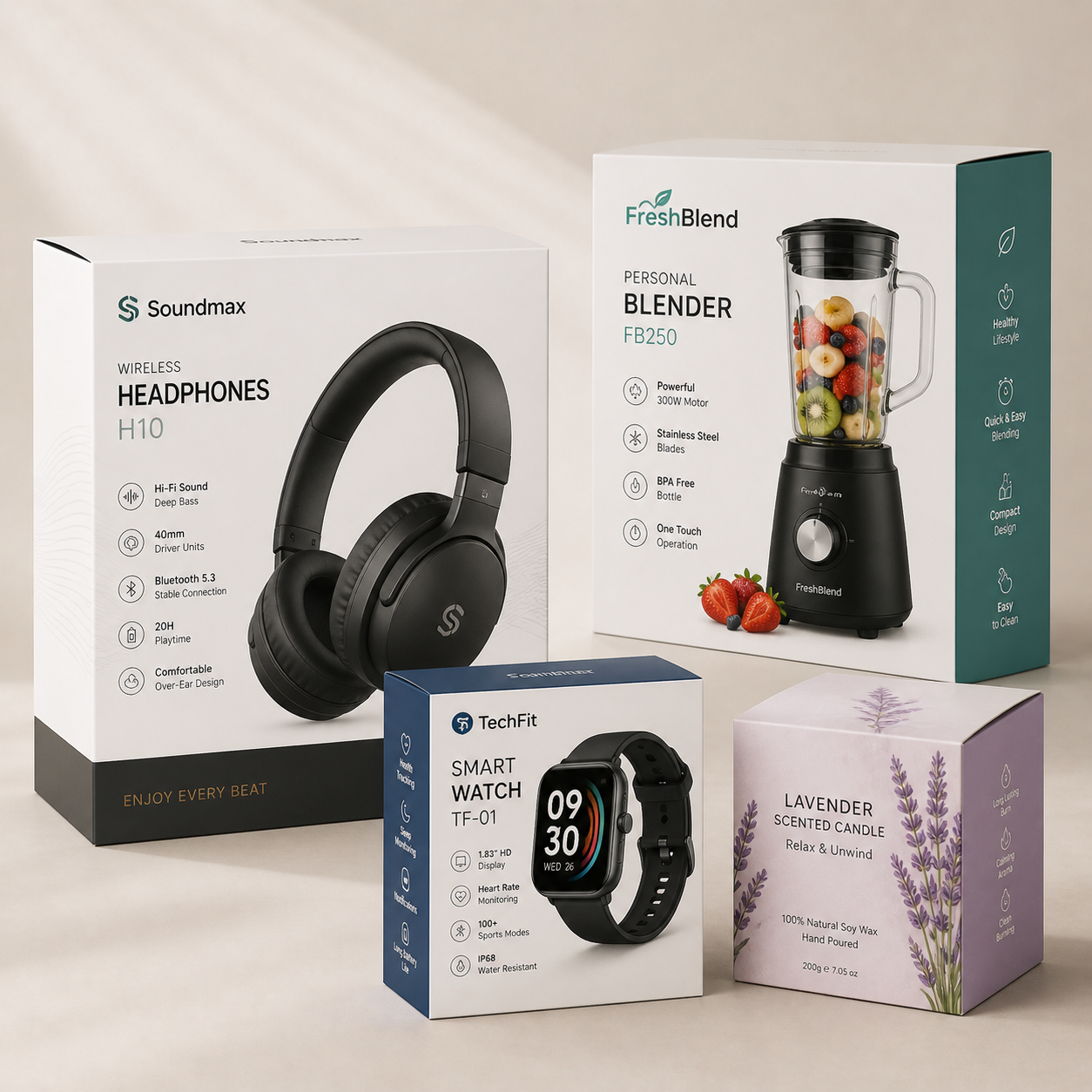 custom product packaging boxes