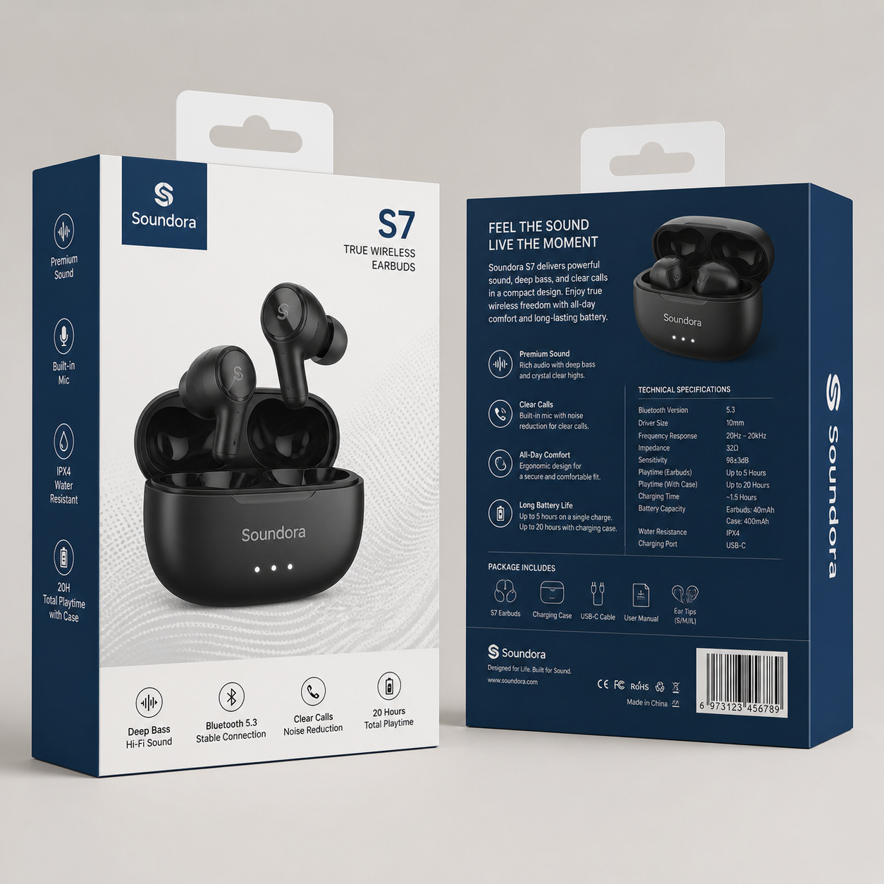 Retail packaging Boxes