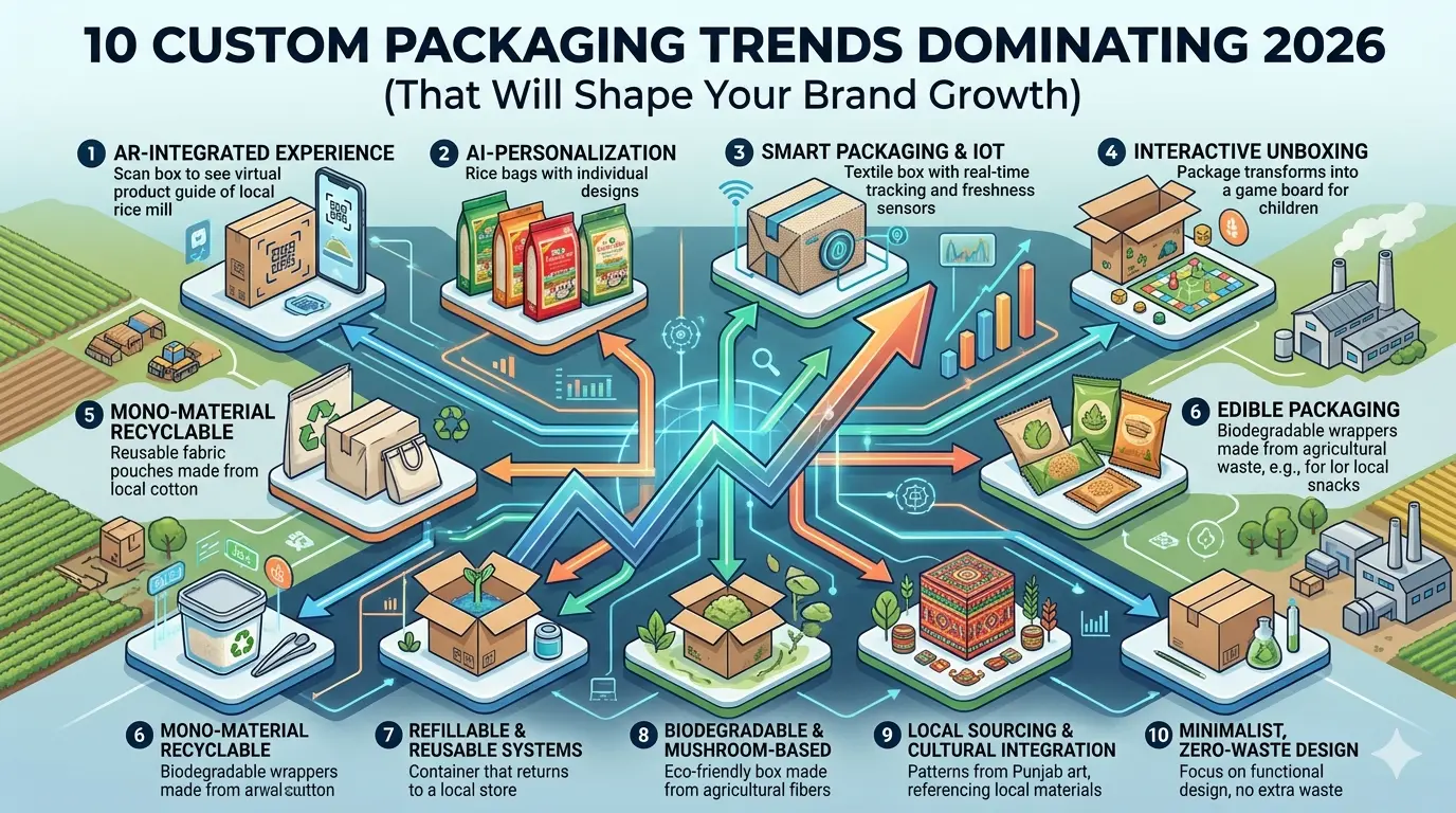 10 Custom Packaging Trends Dominating 2026 (That Will Shape Your Brand Growth)