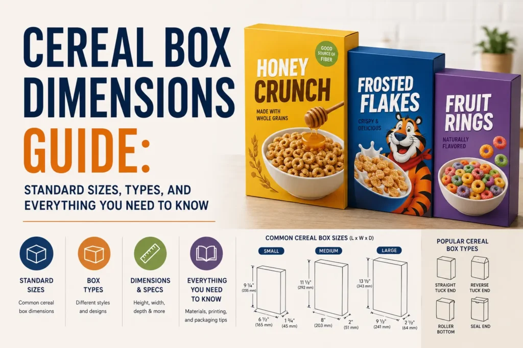 Cereal box dimensions guide