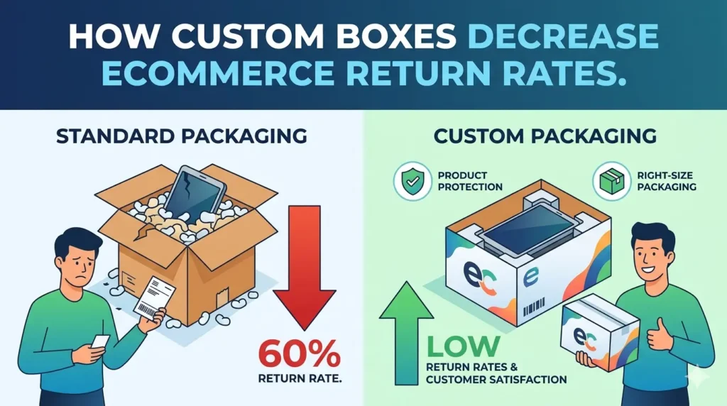 How Custom Boxes Decrease eCommerce Return Rates