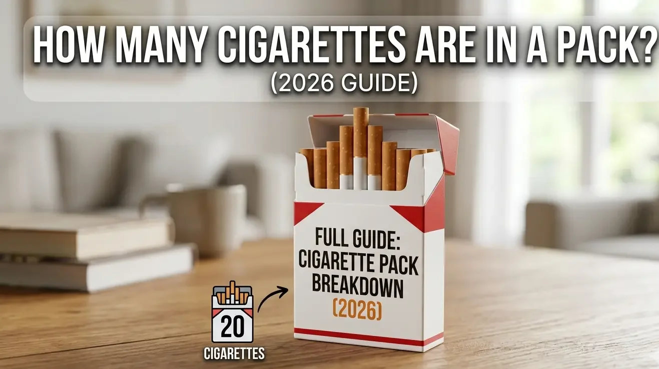 How Many Cigarettes Are in a Pack Full Breakdown (2026 Guide)