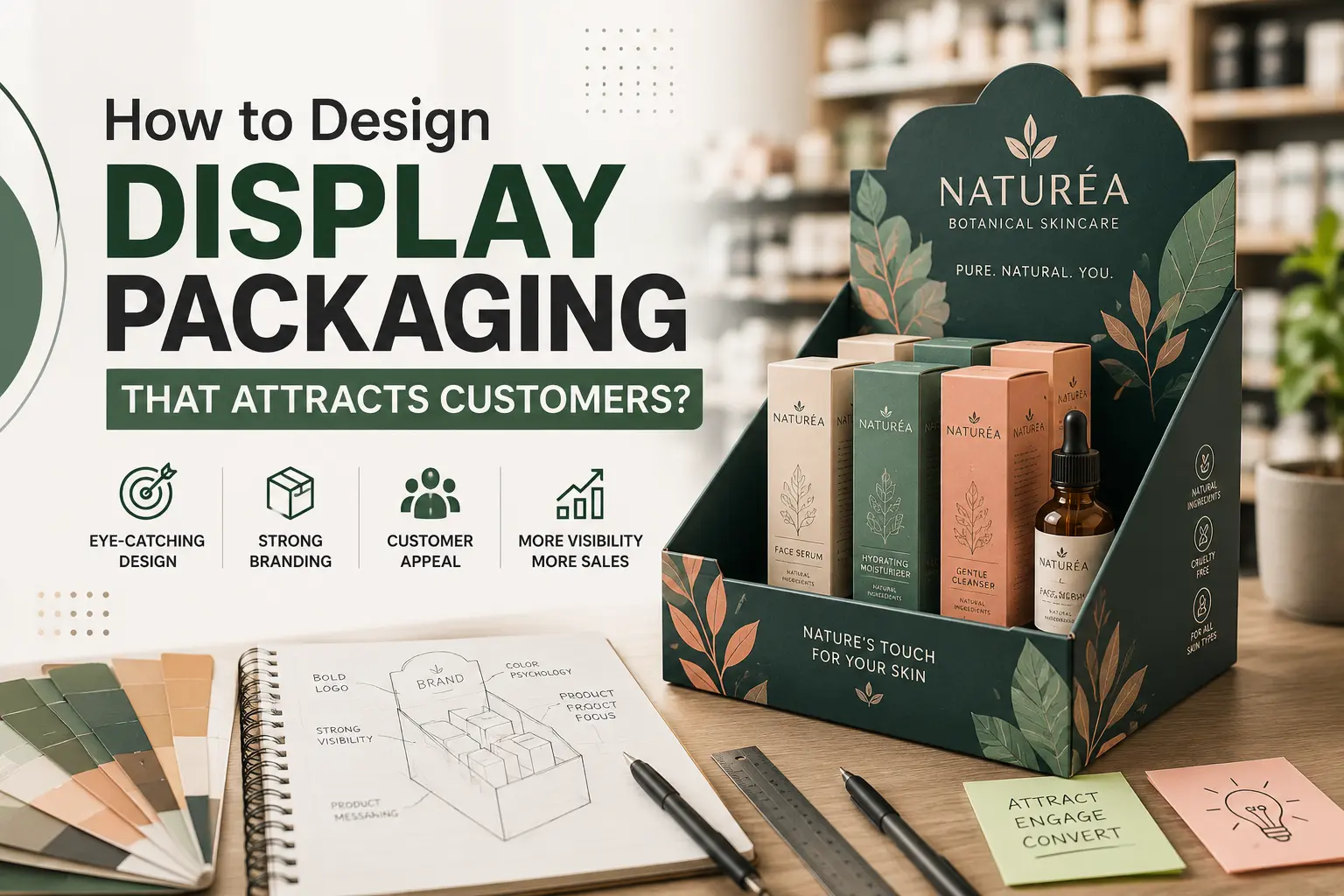 How to Design Display Packaging That Attracts Customers