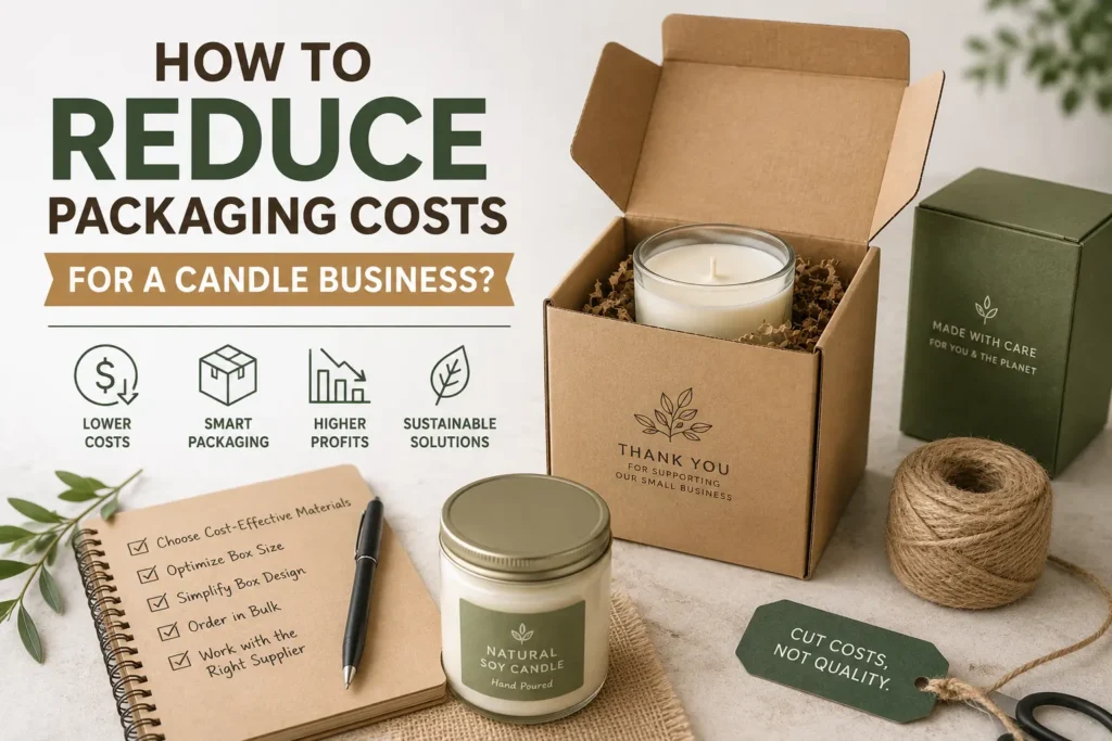 Reducing candle packaging costs effectively