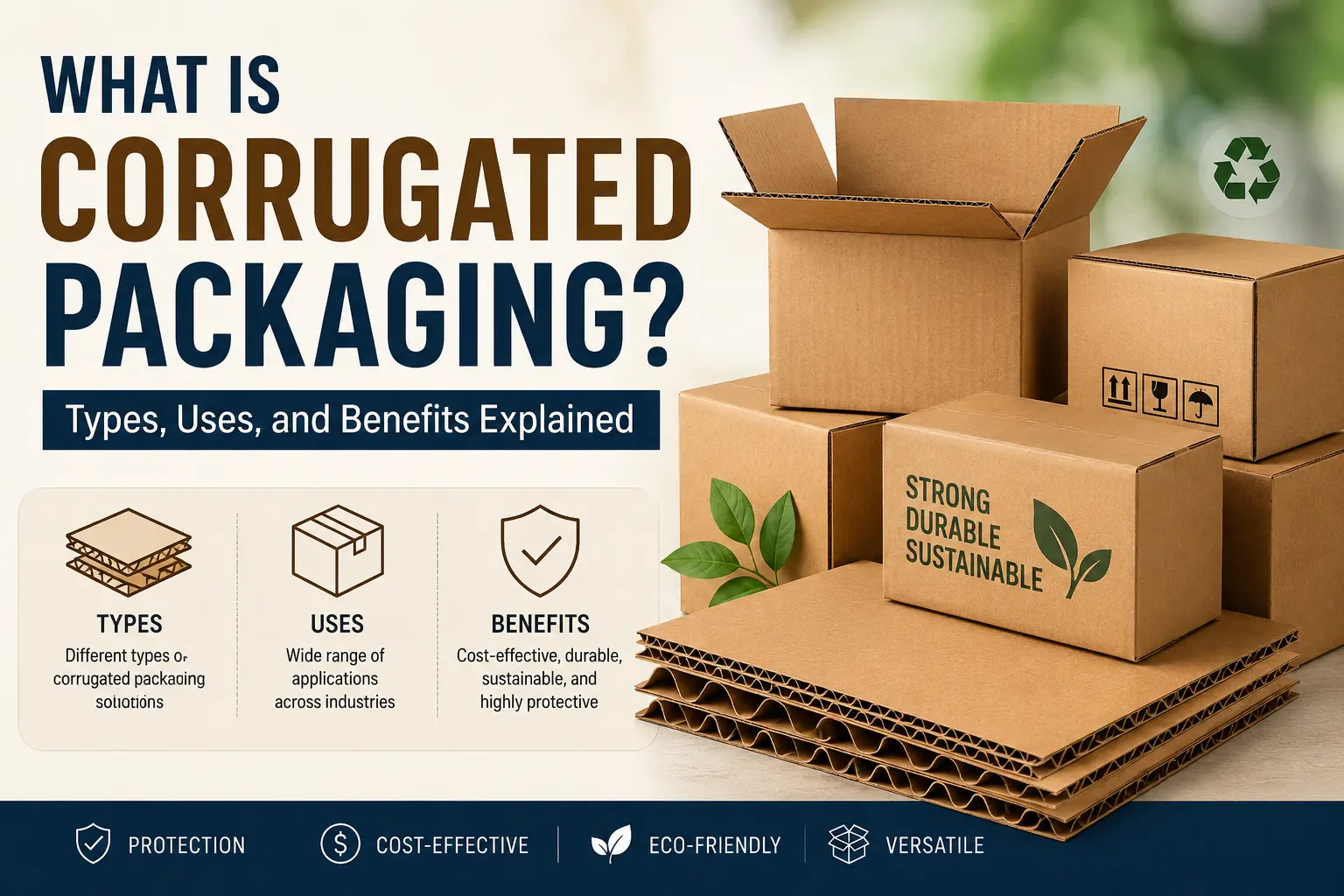 What Is Corrugated Packaging Types, Uses, and Benefits Explained