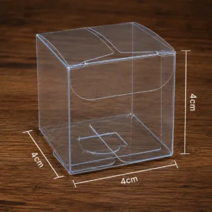 Clear packing PVC boxes