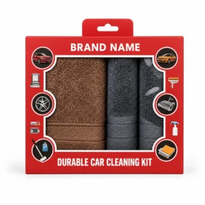 Custom cleaning towel boxes