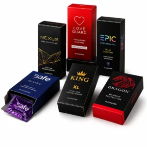 Custom condom packaging