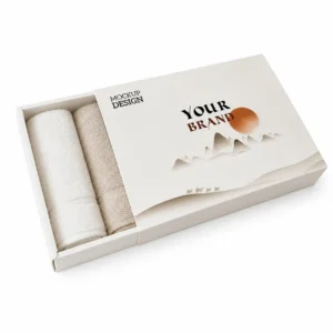 Custom hair towel boxes
