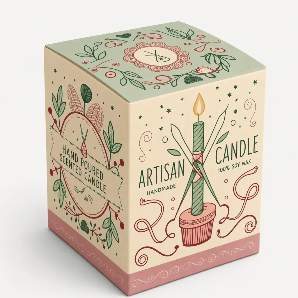 Custom jar candle packaging boxes