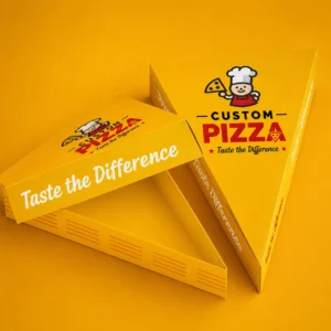 Custom pizza slice box
