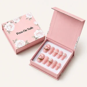 Custom press on nail packaging