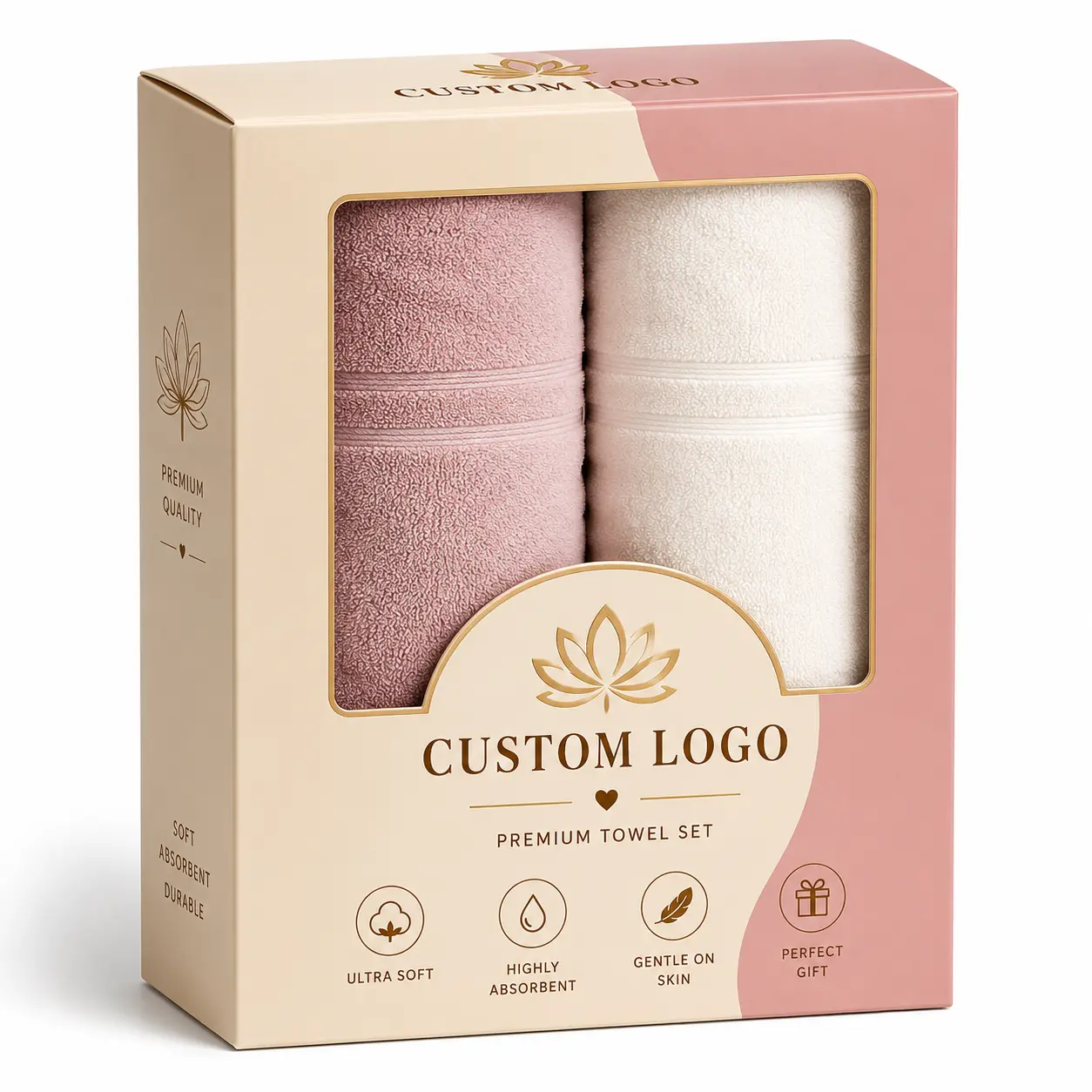 Custom towel boxes