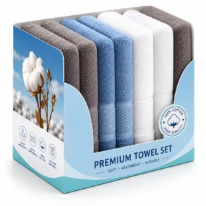 Custom towel packaging boxes