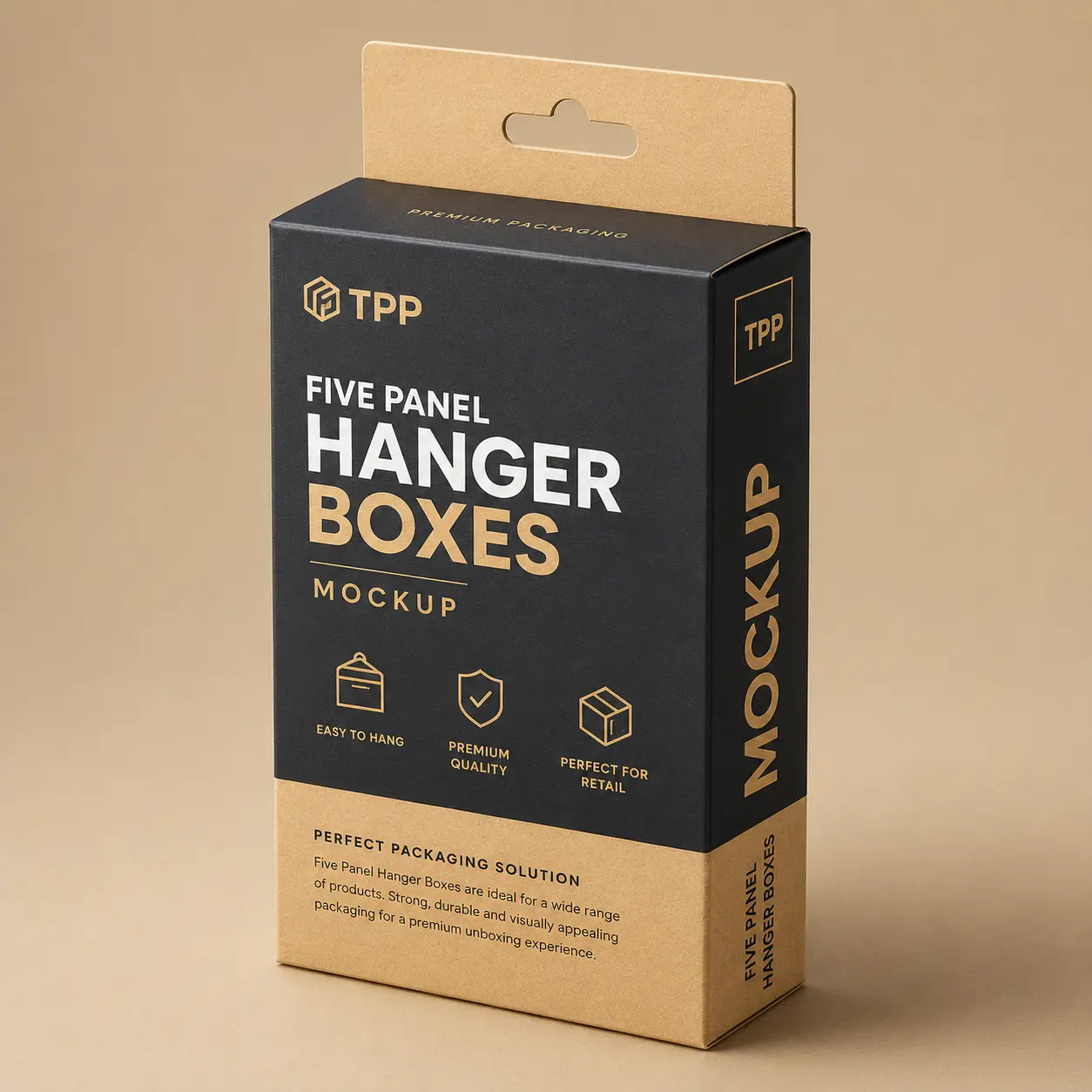 Five panel hanger boxes