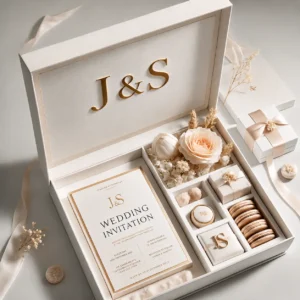 luxury wedding invitations in boxes