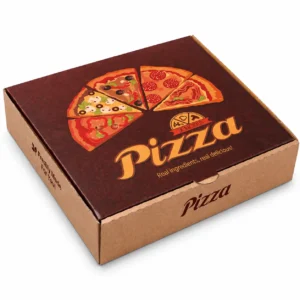 Small Brown pizza boxes