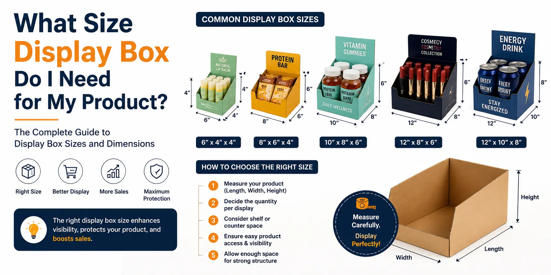 What Size Display Box Do I Need for My Product?