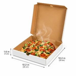 White pizza box
