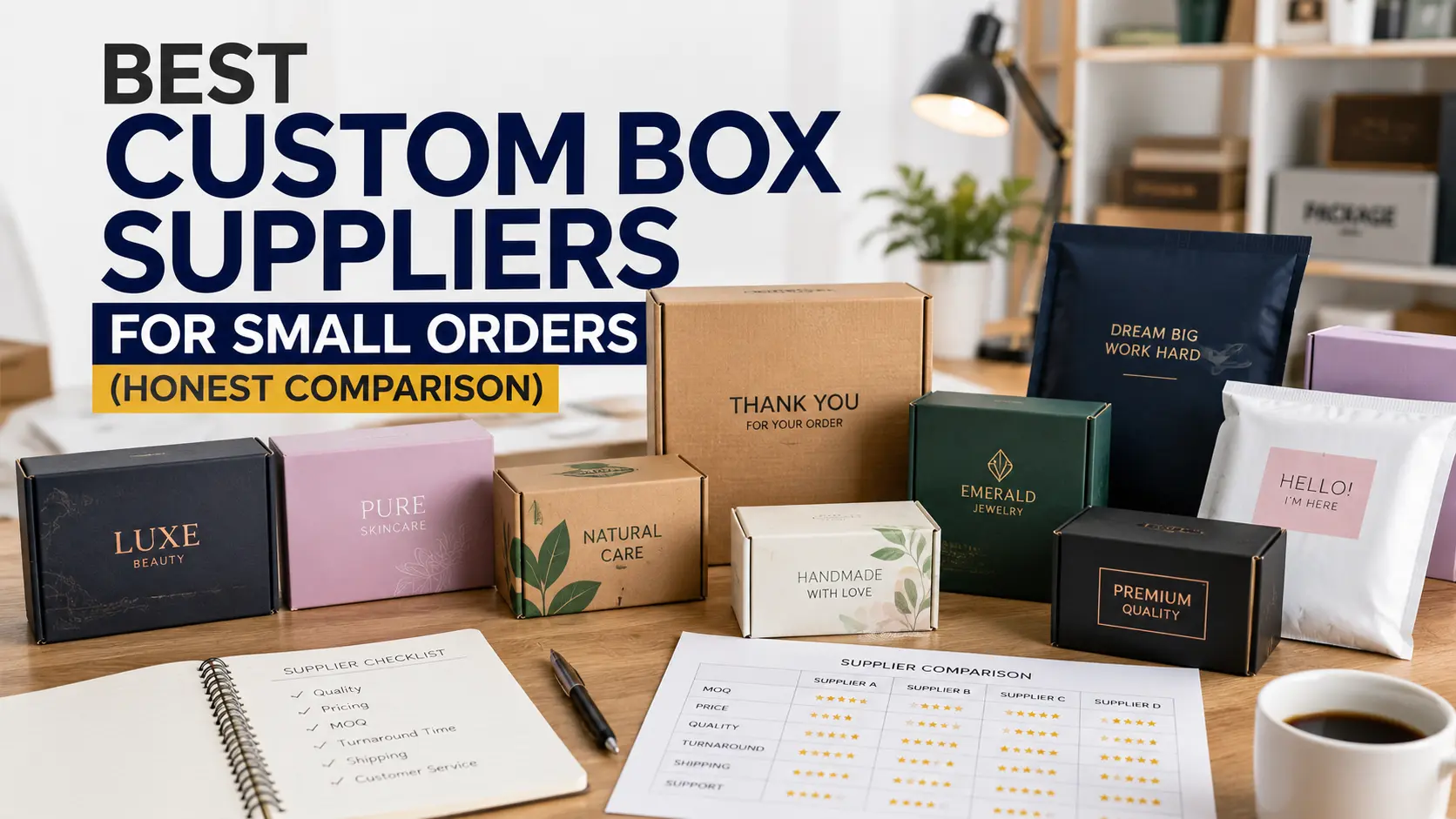 Best Custom Box Suppliers for Small Orders (Honest Comparison)
