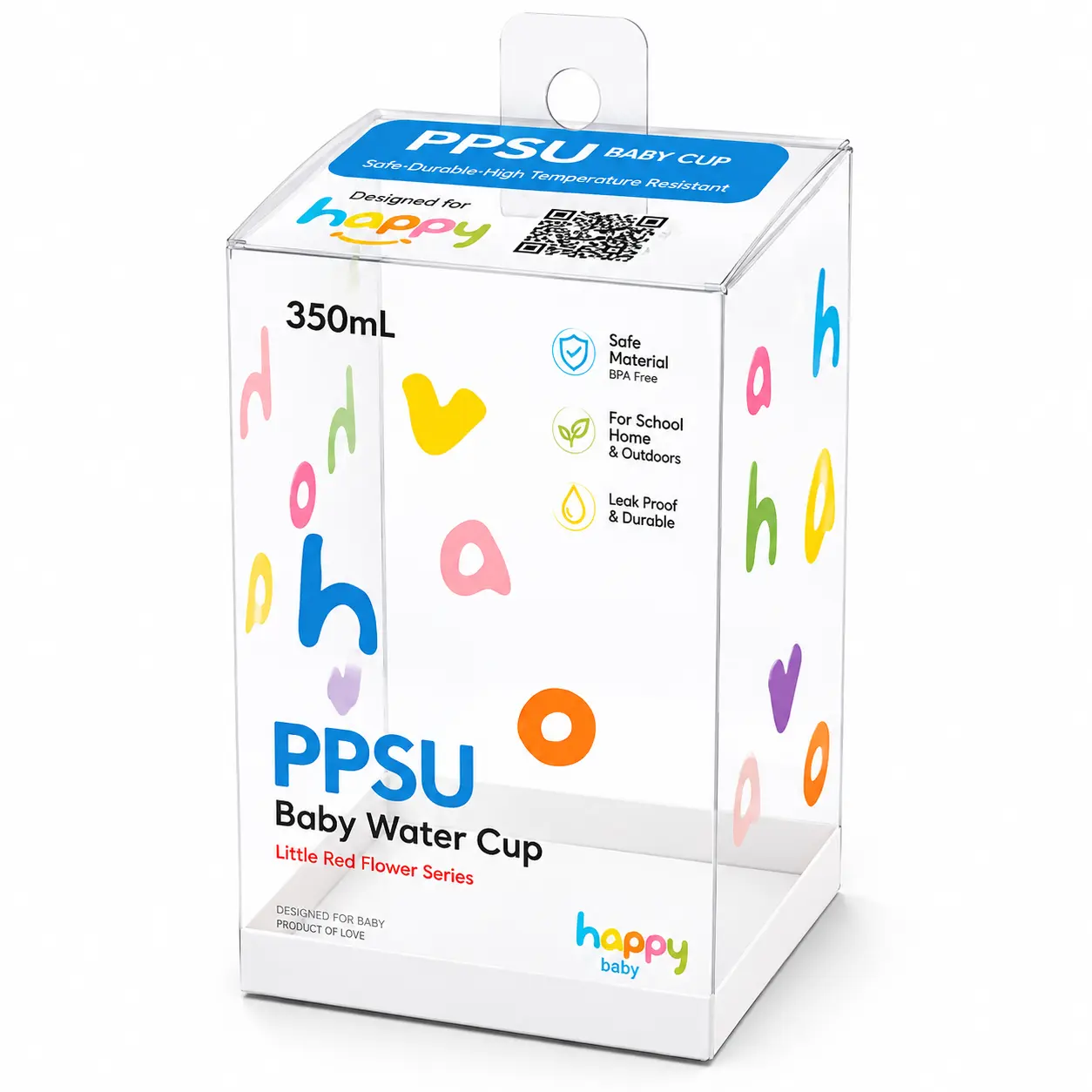 Clear plastic boxes