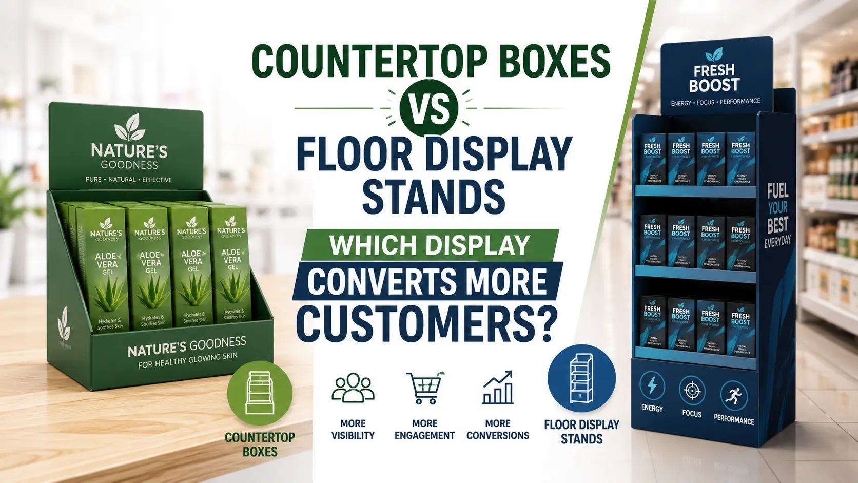 Countertop vs Floor Display Stands Which Display Converts More Customers
