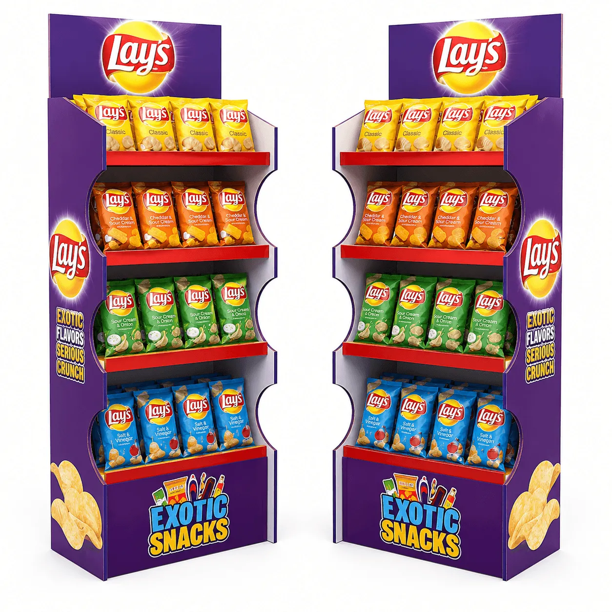 Custom cardboard display stands