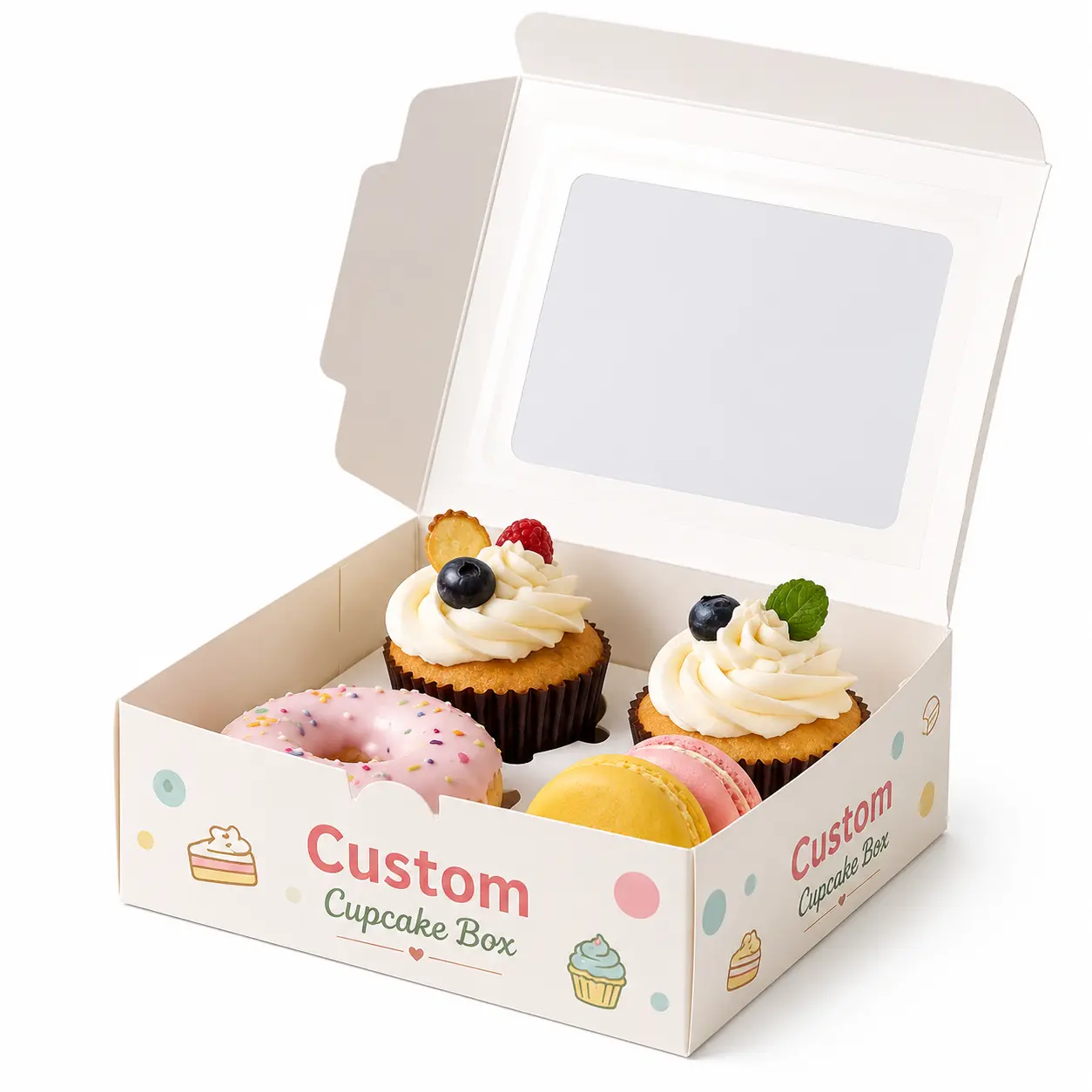 Custom cupcake boxes