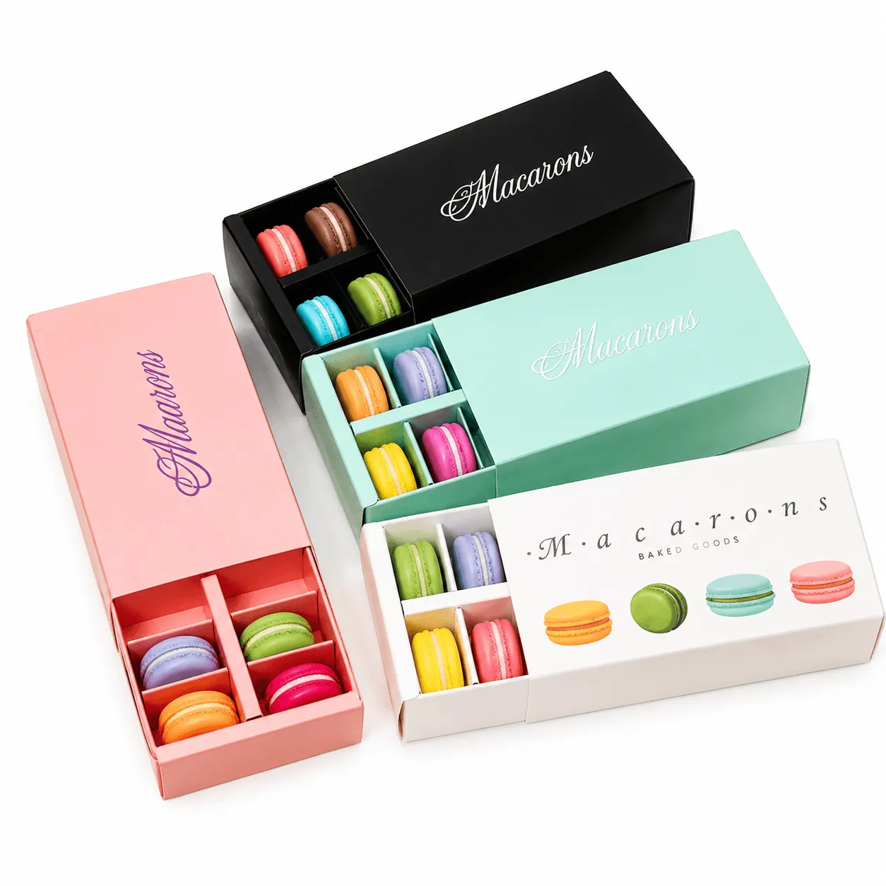 Custom macaron boxes