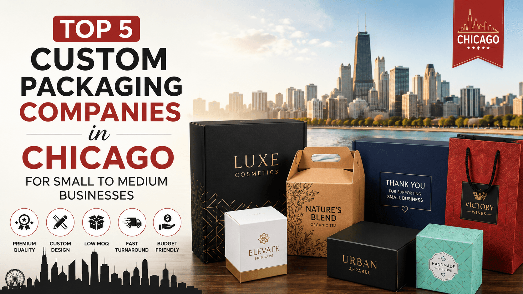 Top 5 Custom Packaging Companies in Chicago for Small to Medium Businesses