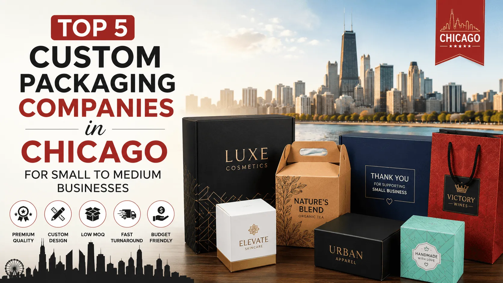 Top 5 Custom Packaging Companies in Chicago for Small to Medium Businesses
