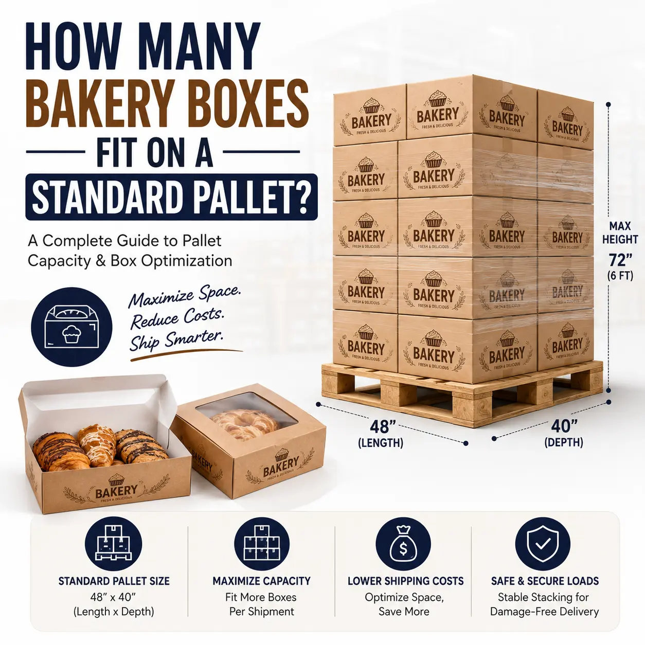 Bakery Boxes Fit on a Standard Pallet