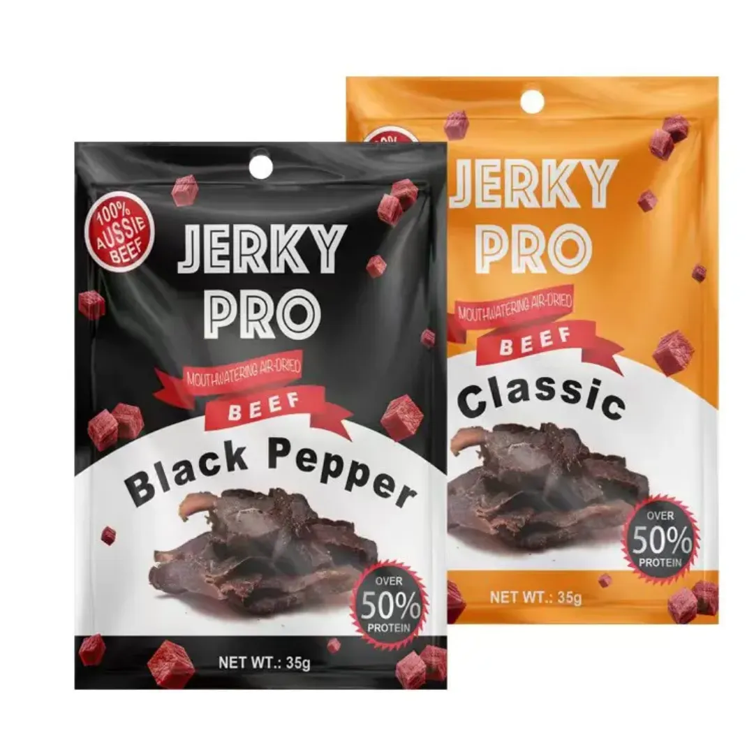 Custom beef jerky packaging bags