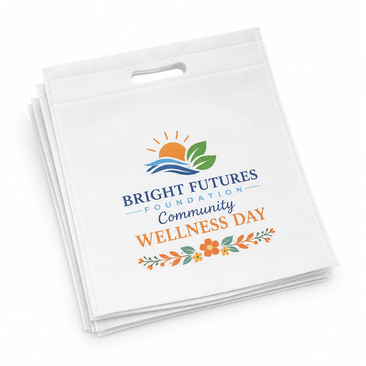 Custom non woven d cut bags